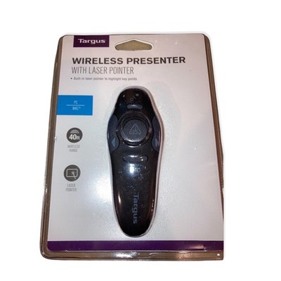 REMOTE PRESENTATION Targus Wireless Presenter With Laser Pointer