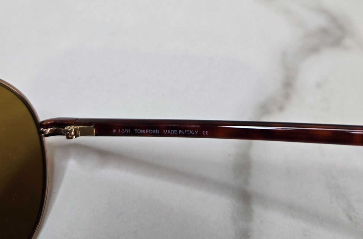 Tom Ford Bradley TF244 28J 60-13 Brown Polarized Rose Gold  display picture 3