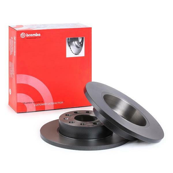 Brembo 08.9488.11 disques arrière 256mm en fonte conductrice pour Skoda Superb