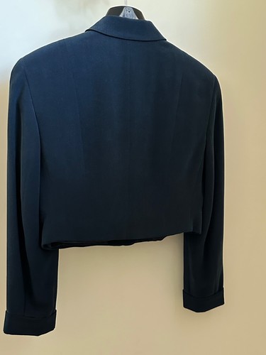 NEW Vintage 1987 Episode Silk Cropped Jacket High Waisted Pant Suit Hong Kong 6 - Picture 6 of 20