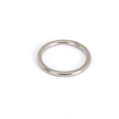 Produktbild von PRIOstahl 2x Rundringe 8x50 Mm – Geschweißt, Poliert, V4A Edelstahl, Für Boot, Deko & Heimwerken
