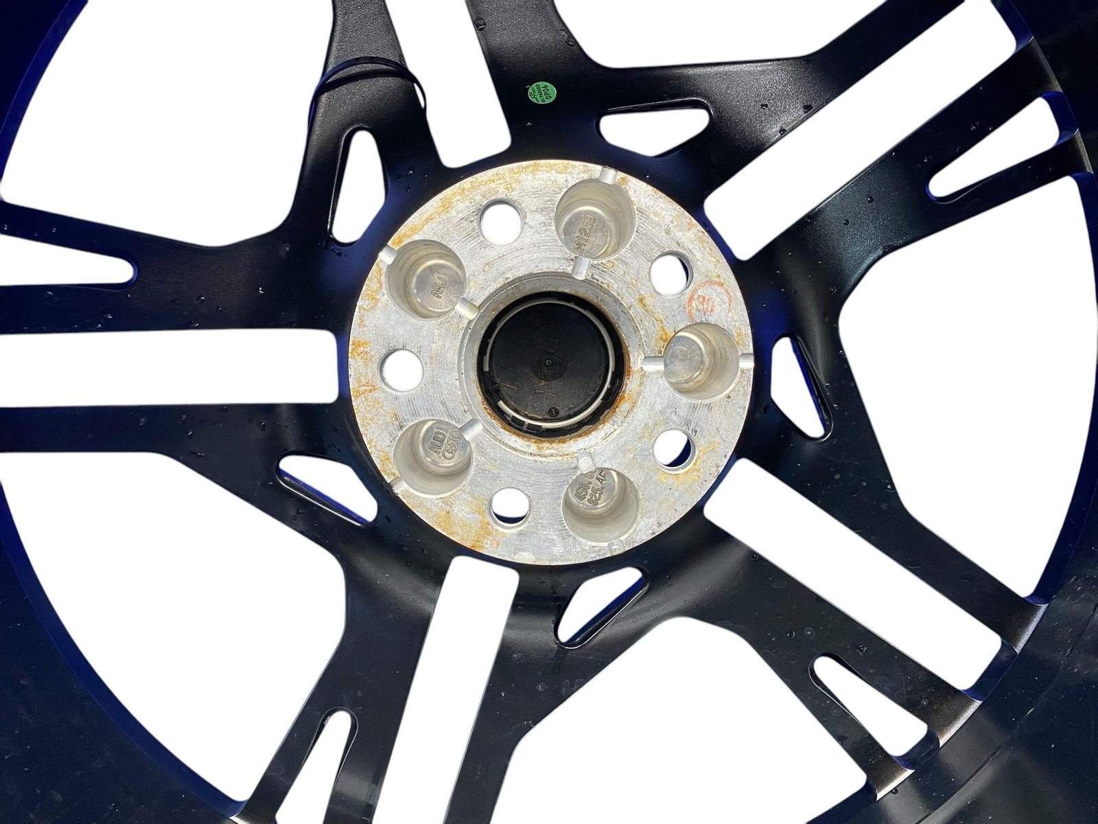 2020 2021 2022 2023 AUDI R8 20X8.5 FIVE SLOTTED SPOKE WHEEL RIM MACHINED & BLACK