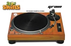 Skin Decal Sticker for Technics Quartz SL Turntable Pro Audio Mixer GRAIN
