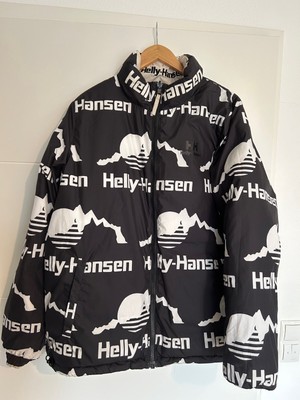Helly Hansen jacke XL Schwarz/Beige Guter Zustand