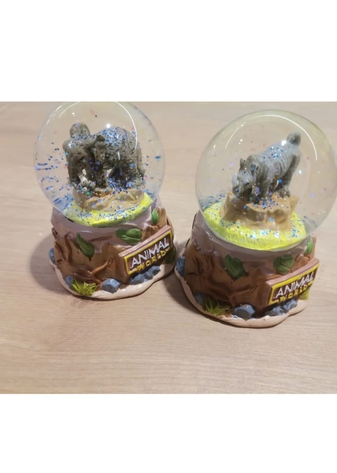 Animal World Snow Globe 'Wild Animal' 6-Ass No Application, Multicoloured (35366