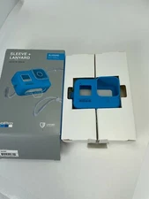 GoPro Silicone Sleeve and Adjustable Lanyard Kit for GoPro HERO8 Black (Blue)