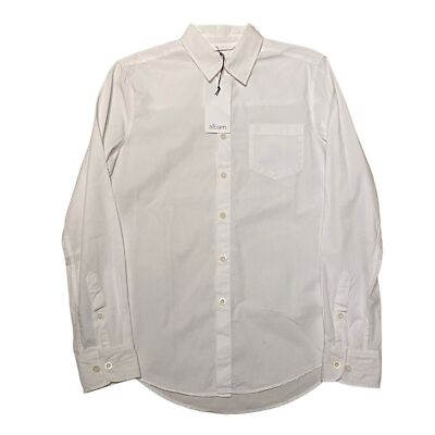 Albam Shirt XS White  Gysin Green Button Up Long Sleeve Cotton BNWT