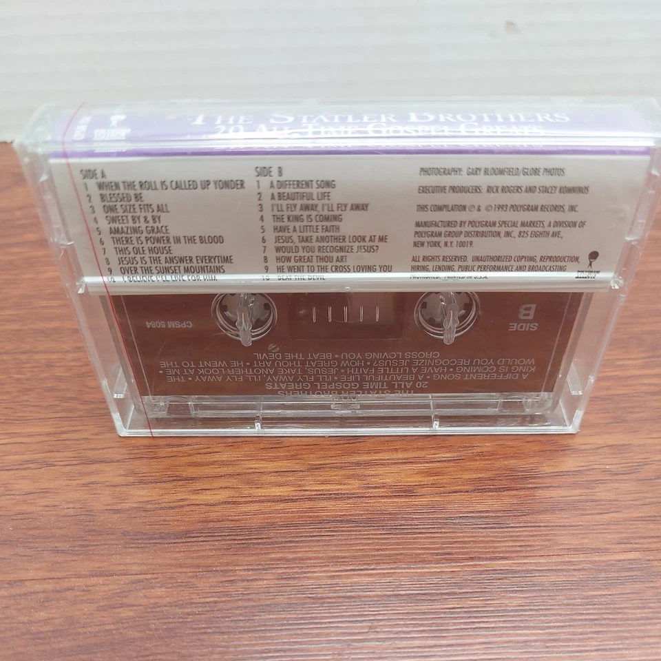 The Statler Brothers 20 All Time Gospel Greats Cassette NEW SEALED - Image 3 of 4
