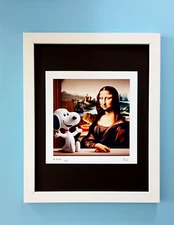 🔥AIDAN FLUX | Hand Signed Original Print Framed  Ltd. Ed. of 100 | COA A Snoopy