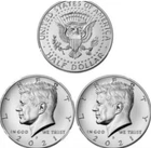 2021 KENNEDY HALF DOLLAR Set P&D (2 COIN SET) GEM Quality.