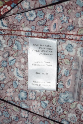 Paisley & Gray Men's XL Long Sleeve Button Down Slim Fit Cinnamon Floral NWT - Picture 8 of 11
