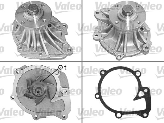 Pompe à eau VALEO 506691 refroidissement moteur thermique pour berline et SUV