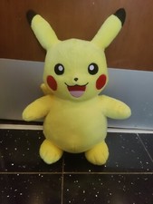 Build a bear pikachu pokemon Soft Plush Cuddly Teddy BAB With Sounds Good Condit
