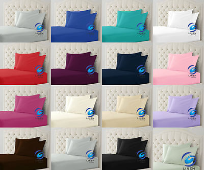 NEU POLYCOTTON FETAGENBETT PASSFORMLAKEN 75CMX190CM BÜGELFREI PFLEGELEICHT