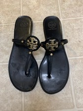 Tory Burch Miller Sandal for Women,Size 9US-Black M