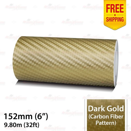 PinStriping Stripe Adhesive Tape Styling Vinyl Sticker CARBON FIBER DARK GOLD - Picture 26 of 27
