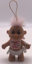 Russ Troll With Milk Bottle Doll Baby  s First Christmas