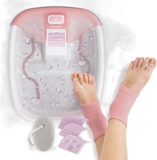 X Large Feet, Foot Spa Bath Massager Heat Soaker Massage Bubble Roller Deep Soak