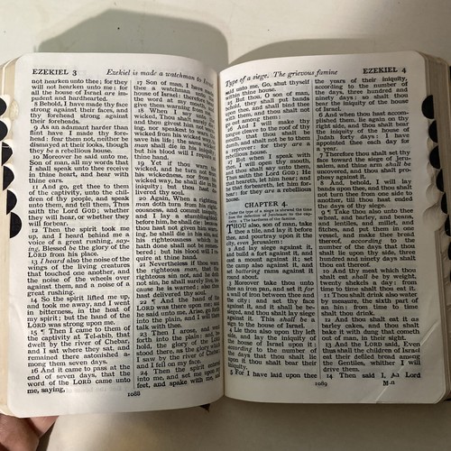 Oxford Bible KJV MOROCCO LEATHER Sewn Binding Index CLEAN TXT 0487X Rare VG - Bild 16 von 21