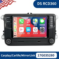 Radio estéreo para automóvil CarPlay 6,5 pulgadas Bluetooth DS RCD360 para VW PQ Jetta Golf Passat