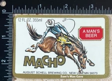 Macho Beer Label - MINNESOTA