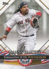 2022 TOPPS UPDATE MANNY RAMIREZ OF RED SOX #PP-11 PARAGONS OF THE POSTSEASON