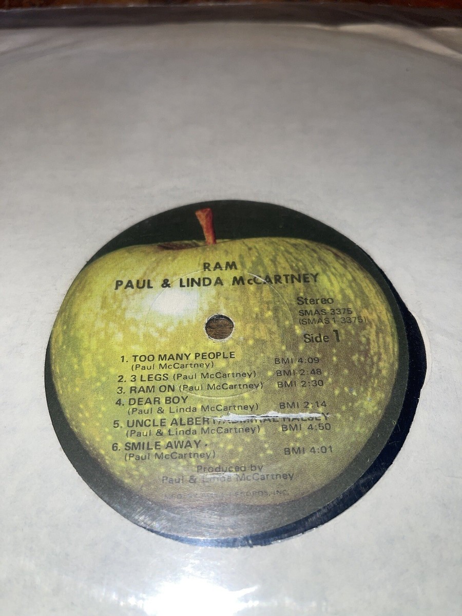 Paul And Linda McCartney - RAM - Vinyl - SMAS-3375 | eBay