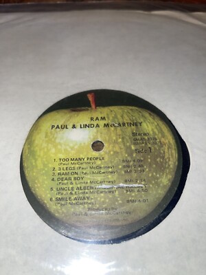 Paul And Linda McCartney - RAM - Vinyl - SMAS-3375 | eBay