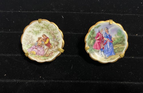 2 mini porcelain Limoges france P. Pastaud Dishes