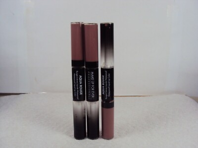 Make Up For Ever Aqua Rouge Liquid Lip Color- Lot of (3)- 0.08 oz.