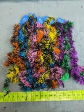 Mardi Gras Feather Boa 12 pack multicolor 14inch long each