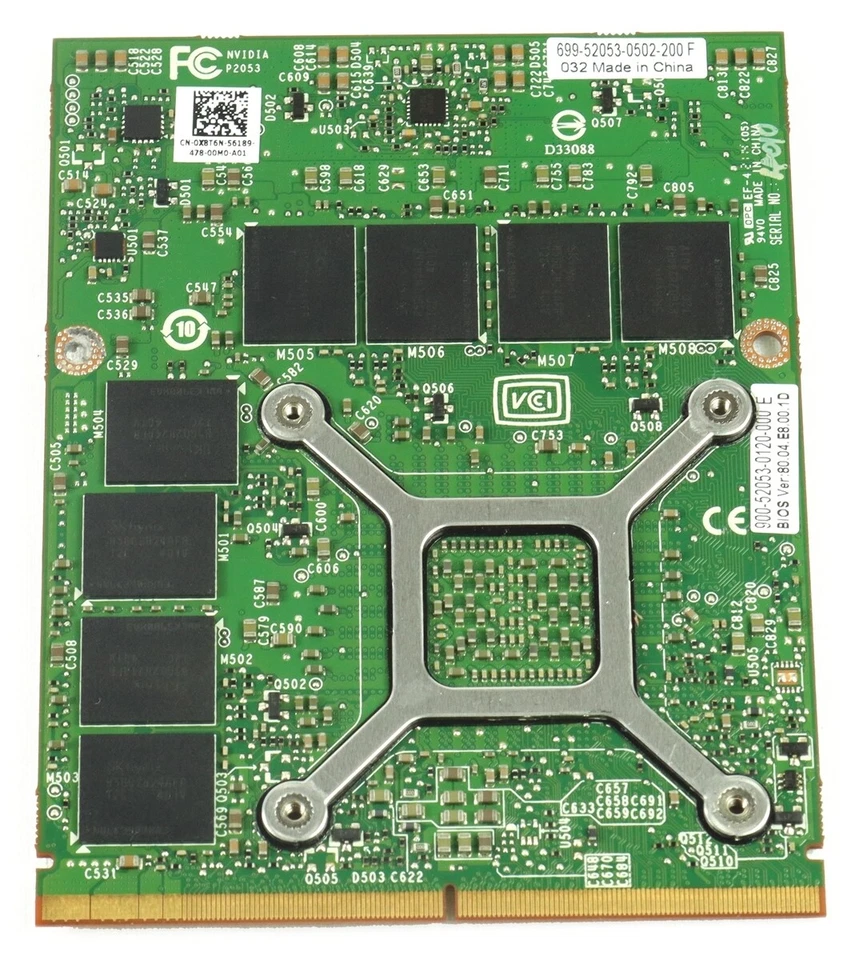 Dell X8T6N Precision M6800 Nvidia Quadro K4100M with 4GB GDDR5 - Image 2 of 2