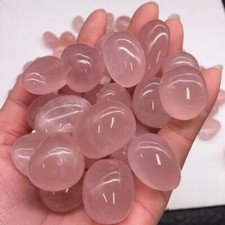 100G AAA Natural Pink Rose Quartz Crystal Tumbled Stone Rock Specimen Healing