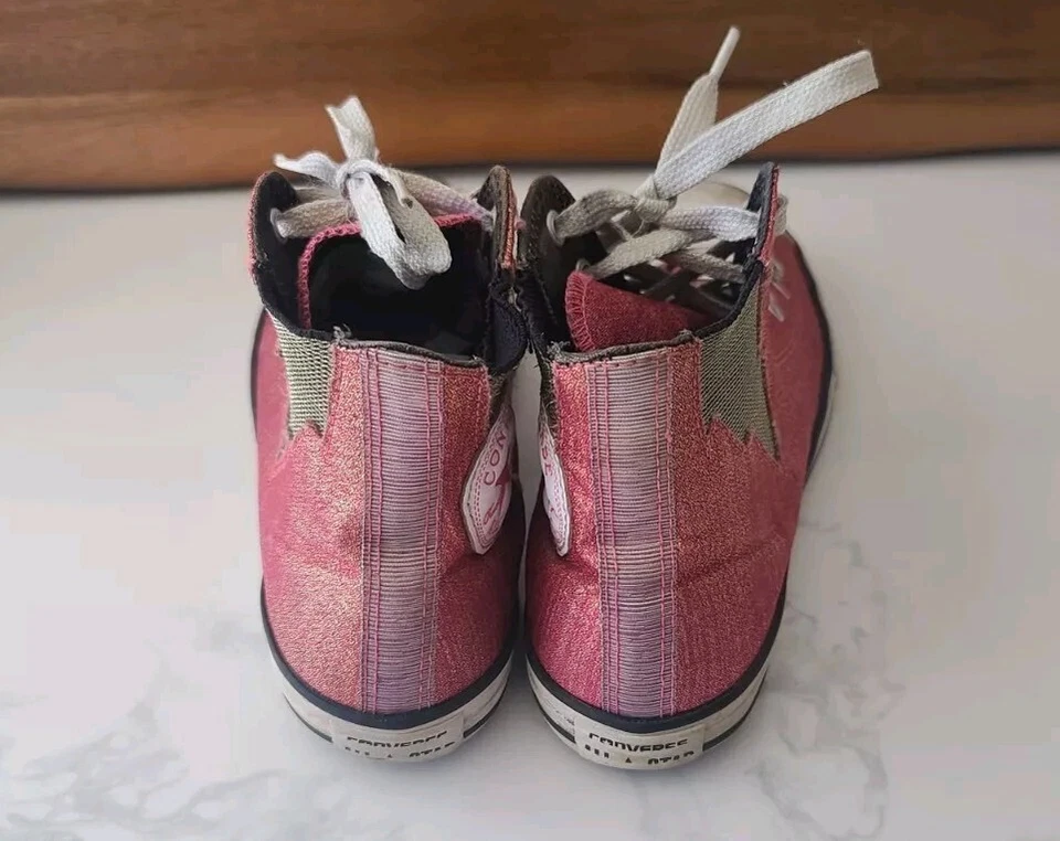 Pink Converse All Star Chuck Taylor Sneakers Shoes Size 5 Junior - Image 4 of 4