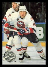 Uwe Krupp #202 1991-92 Pro Set Platinum New York Islanders