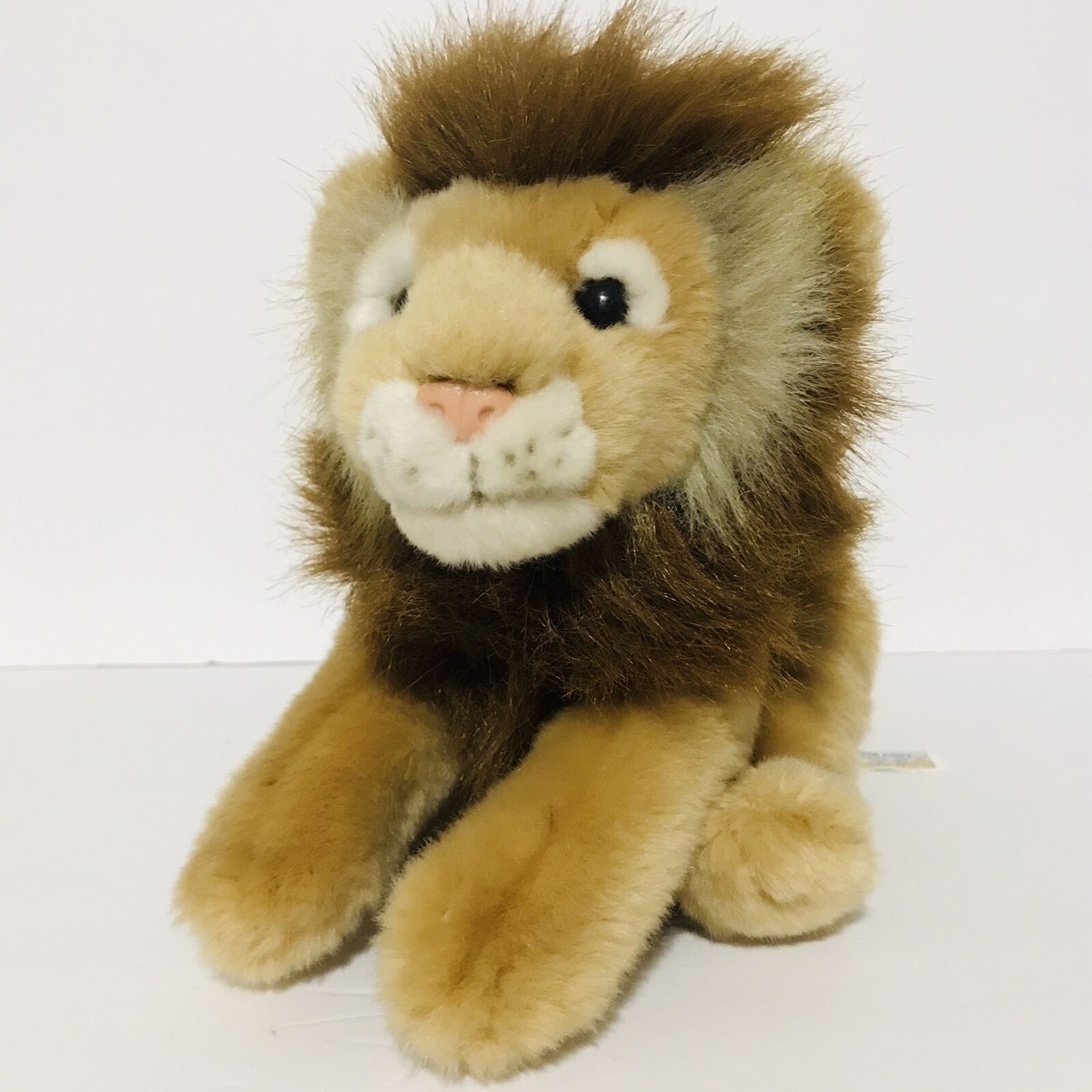 Animal Alley Stuffed Plush Tan Brown Lion Toy 2000 14