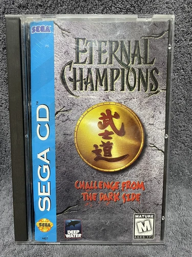 Eternal Champions: Challenge From the Dark Side (Sega CD, 1994) Complete CIB