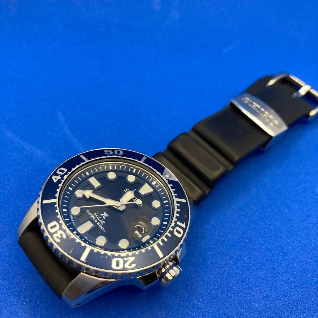 Seiko SBDJ019 V157 0BT0 Prospex Diver Scuba Solar Quartz Round