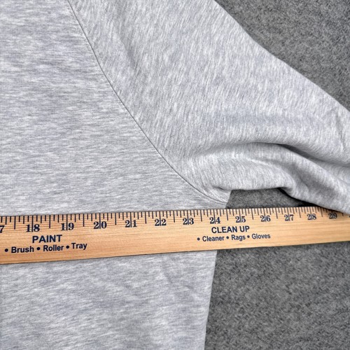 GAP Hoodie Womens 2XL XXL Grey Logo Fleece Full Zip Sweatshirt Sweater - Picture 4 of 8