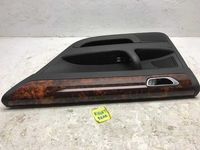 06 07 08 Bentley Flying Spur BLACK COMPLETE RIGHT REAR INNER DOOR PANEL 