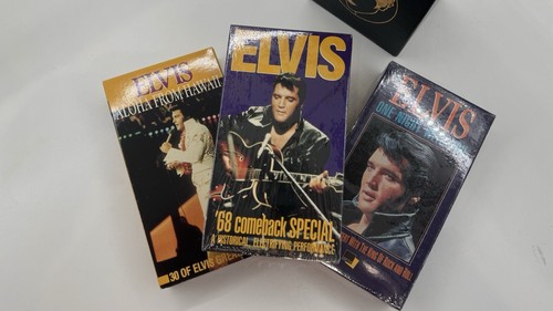 Elvis Presley The Concert Collection VHS Box Set of 3 Videos Box Set With Case - Picture 3 of 3