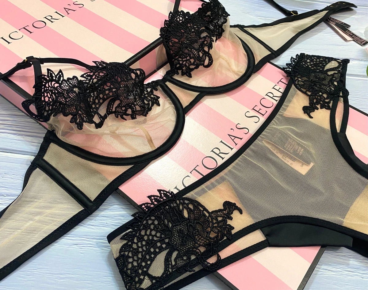 Nwt Victoria Secret Luxe Lingerie sans Doublure Dragon Lacets