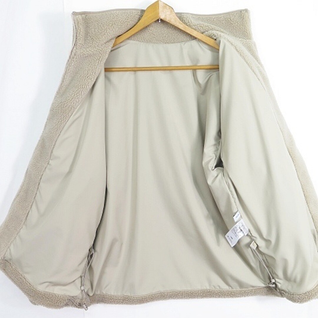 Spick & Span Back Logo Boa Blouson 38 Beige 24AW 2sa6310 Used  