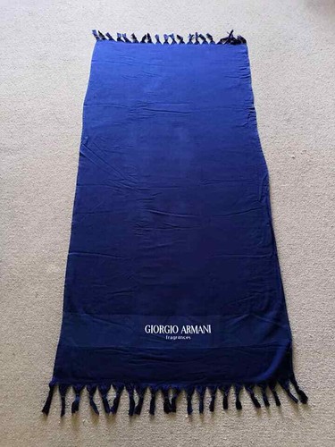 Giorgio ARMANI profumo Blu Navy BEACH ASCIUGAMANO - 100% COTONE-genunie |  eBay