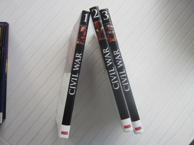 CIVIL WAR TOME 1 à 3. MARVEL DELUXE.§ réédition § TBE - Photo 2/3