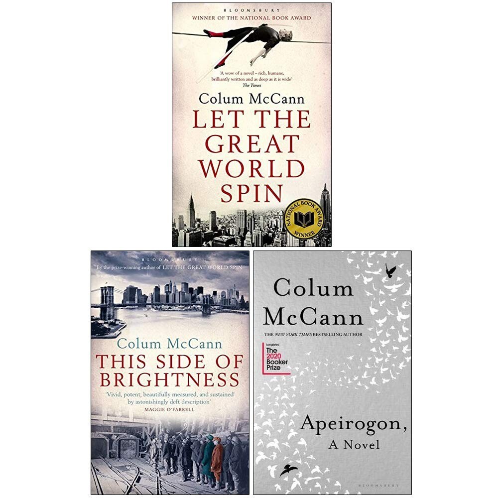Colum McCann 3 Books Collection Set (Great World, Side of Brightness, Apeirogon)