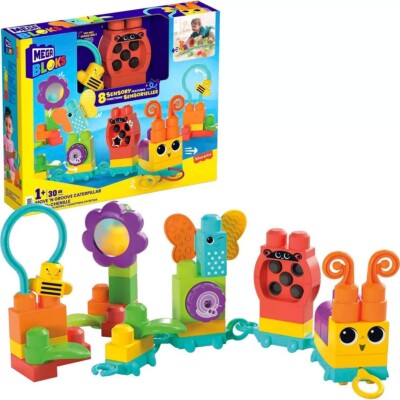 MEGA BLOCKS MOVE GROOVE CATERPILLAR BAUSET VON MATTEL NEU OVP