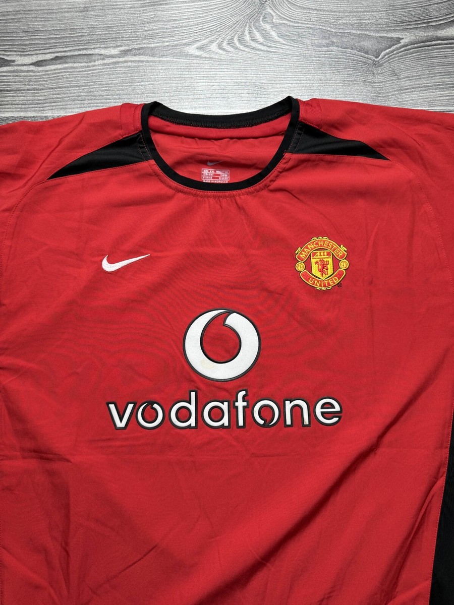 Vintage 2002-2004 Manchester United Nike Home Shirt #10 Ruud