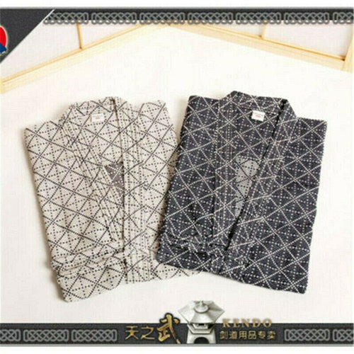Japanese Kendo Iaido Aikido Martial Art Uniform Keikogi Hakama Kimono Cotton Top - Picture 2 of 7