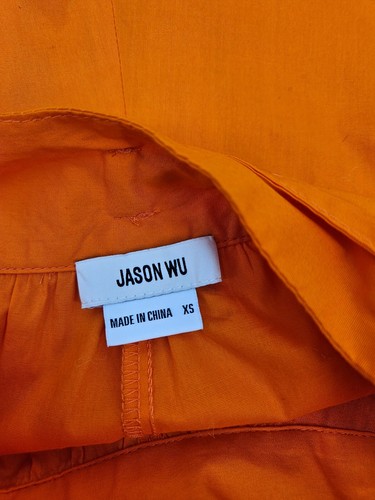New Jason Wu Orange Crop Top and Shorts Womens XS Tank - Picture 4 of 8